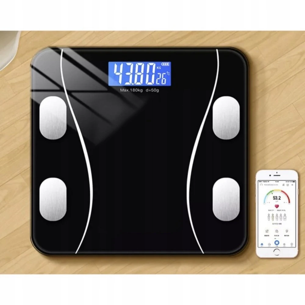 Vonios svarstyklės SmartWeigh SW BERIMAX su Bluetooth