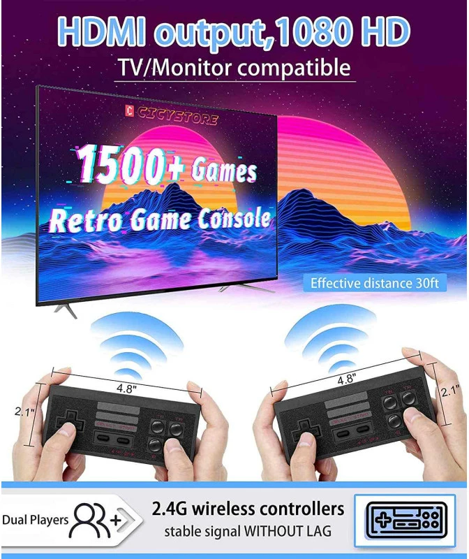 Žaidimų konsolė Mini HD game box HDMI