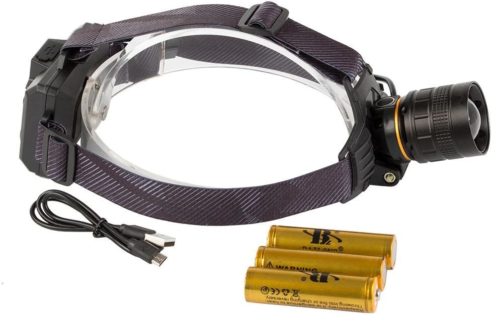 Žibintuvėlis ant galvos BERIMAX 5WA-2HKYT XHP160 LED 4 režimai