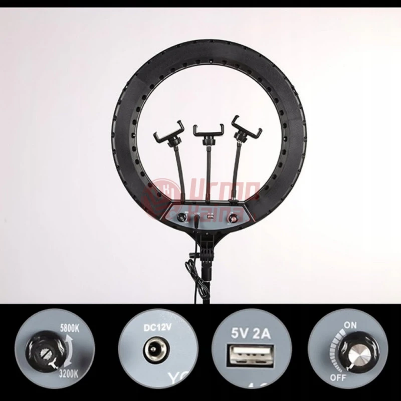Žiedinė LED lempa RF LS43 240W PT