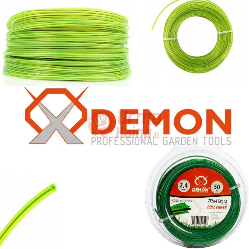 Žoliapjovės pjovimo lynas Demon 2.4 mm x 50 m