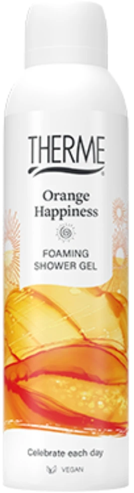 Remark THERME Oranžinis HAPPINESS Dušo putos, 200 ml