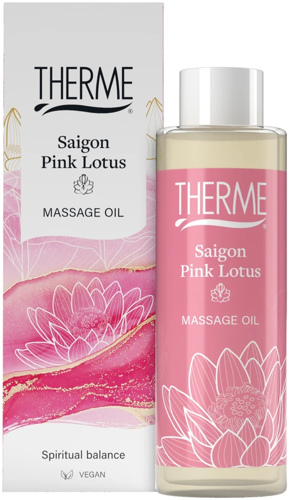 Remark THERME SAIGON Rožinis LOTUS Masažo aliejus, 125 ml