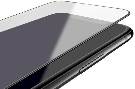 Dėklas Extra 3D Apsauginis stiklas skirtas iPhone 15 Pro Max - Juodas