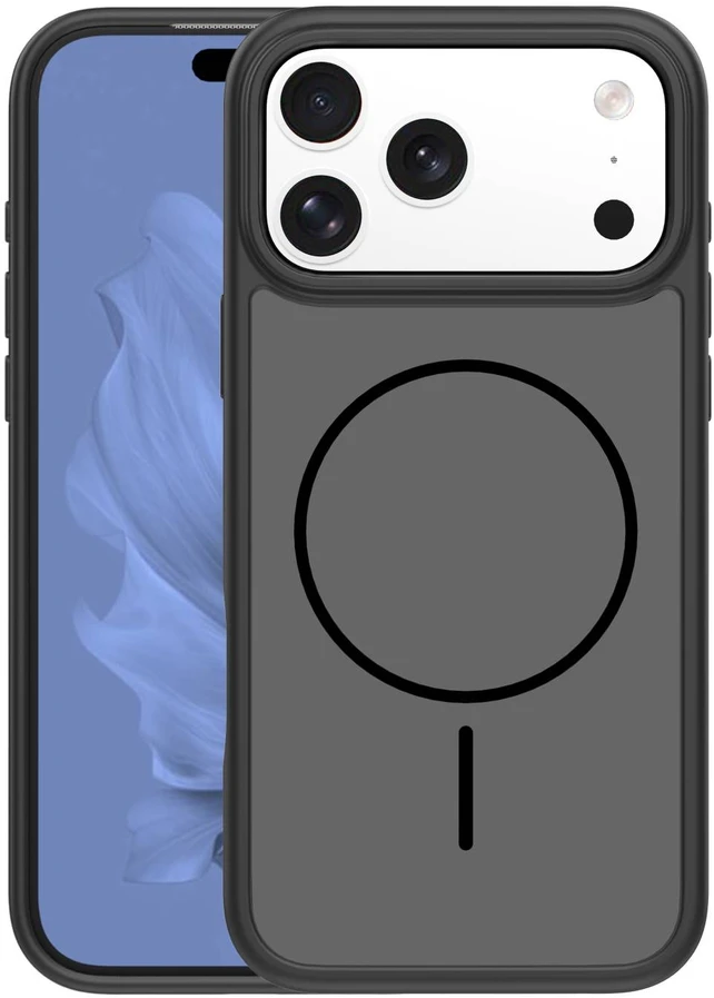 Dėklas skirtas iPhone 14 Pro - Pilkas-Juodas