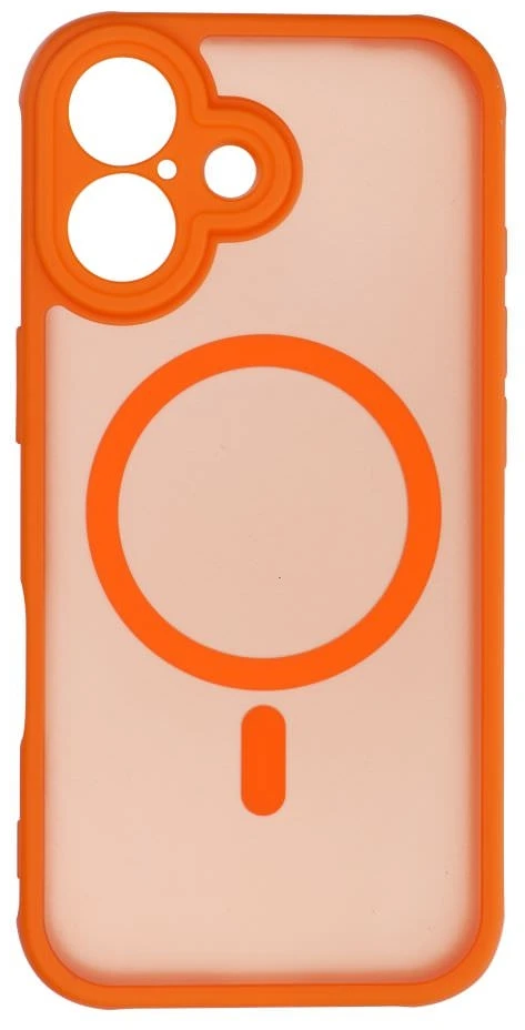 Dėklas iPhone 15 - Oranžinė-Skaidrus
