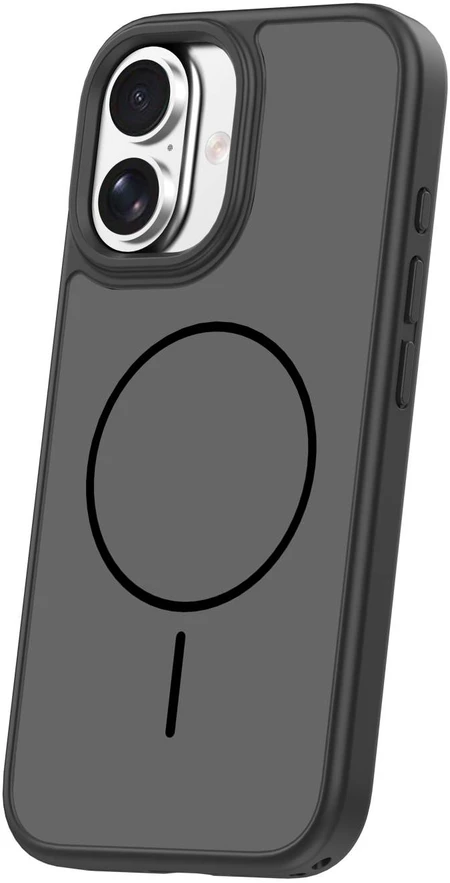 Dėklas iPhone 15 - Pilkas-Juodas