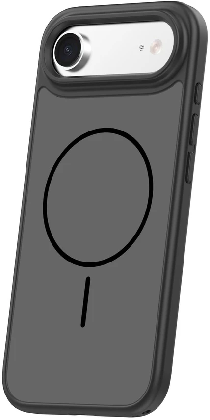 Dėklas iPhone 16 - Pilkas-Juodas