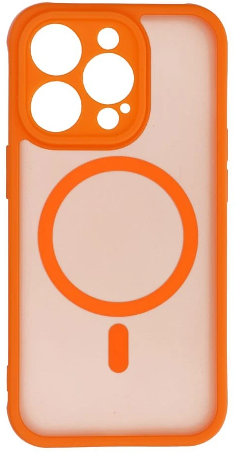 Dėklas iPhone 16 Pro - Oranžinė-Skaidrus
