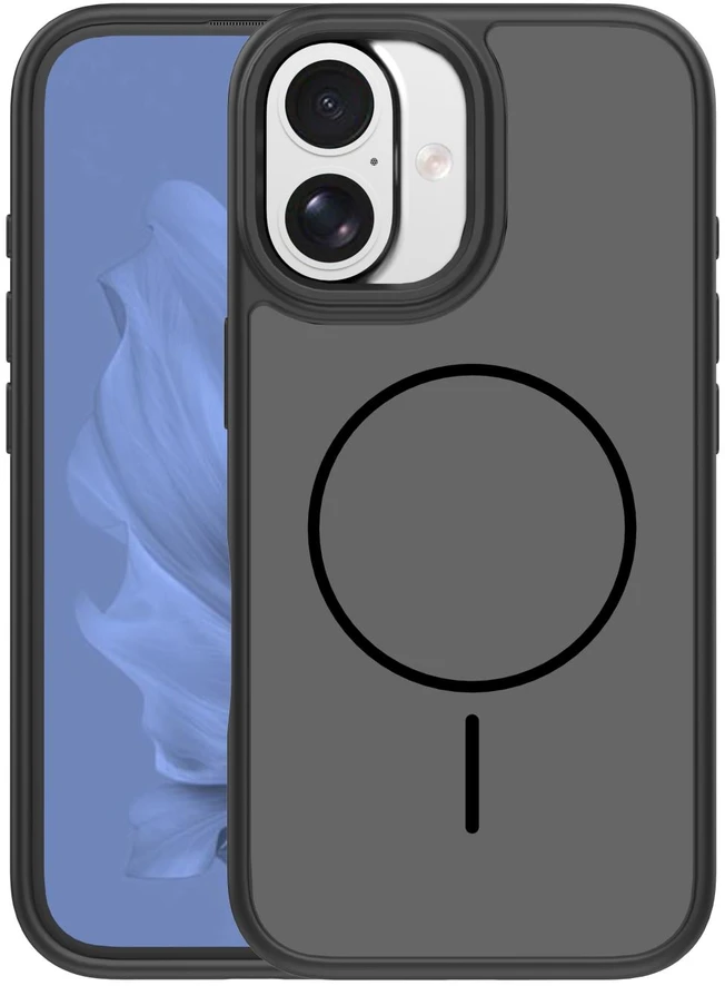 Dėklas iPhone 17 - Pilkas-Juodas