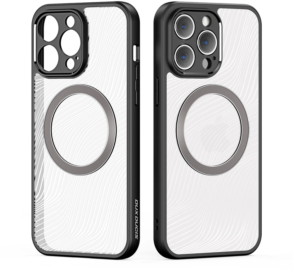 Dėklas iPhone 18 Pro // iPhone 17 Pro - Skaidrus-Juodas