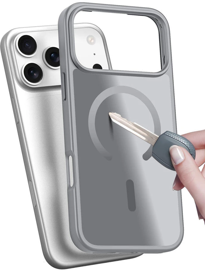 Dėklas iPhone 18 Pro // iPhone 17 Pro - Pilkas
