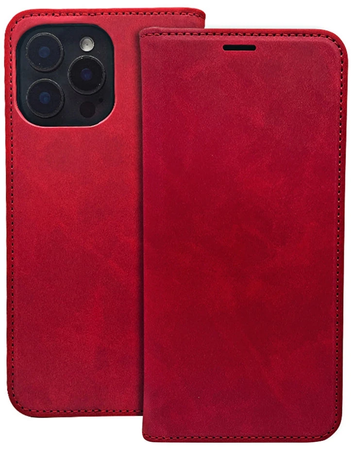 Dėklas knygutė Honor 600 Pro // Honor 600 - Raudonas