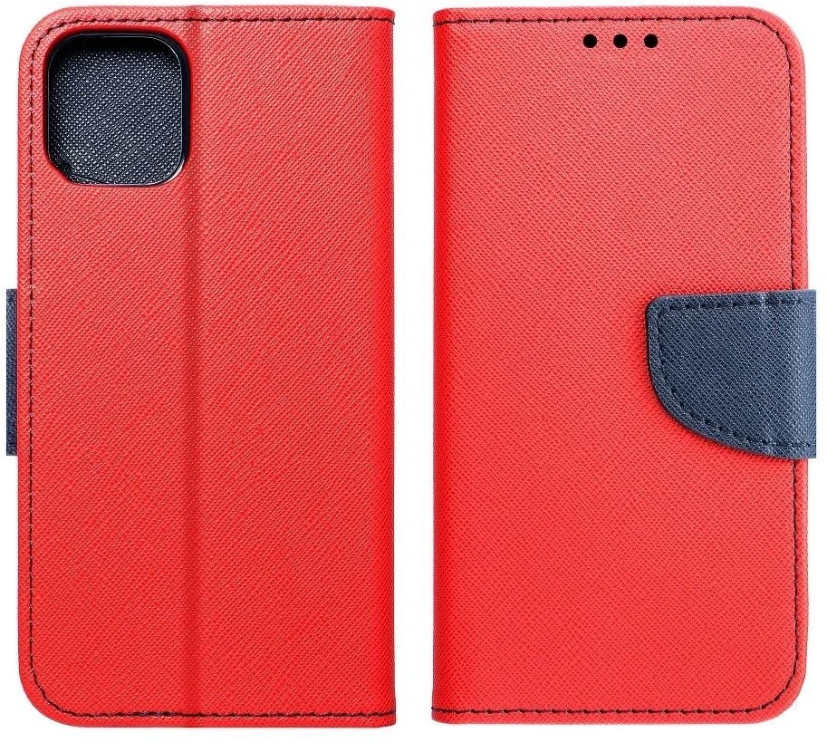 Dėklas knygutė skirtas Huawei Y6II, Y6 II, Y6 2, Honor 5A - Raudonas