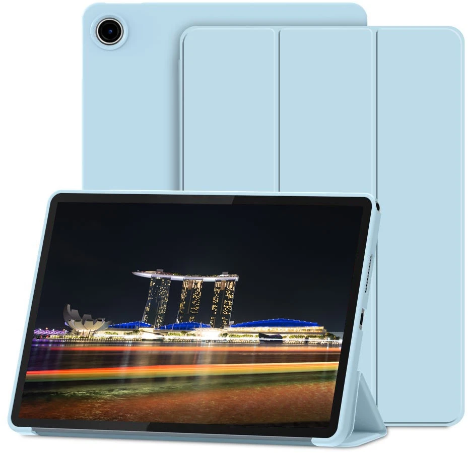 Dėklas knygutė iPad 11 - 2025 11", iPad 10 - 2022 10.9" - Šviesiai mėlynas