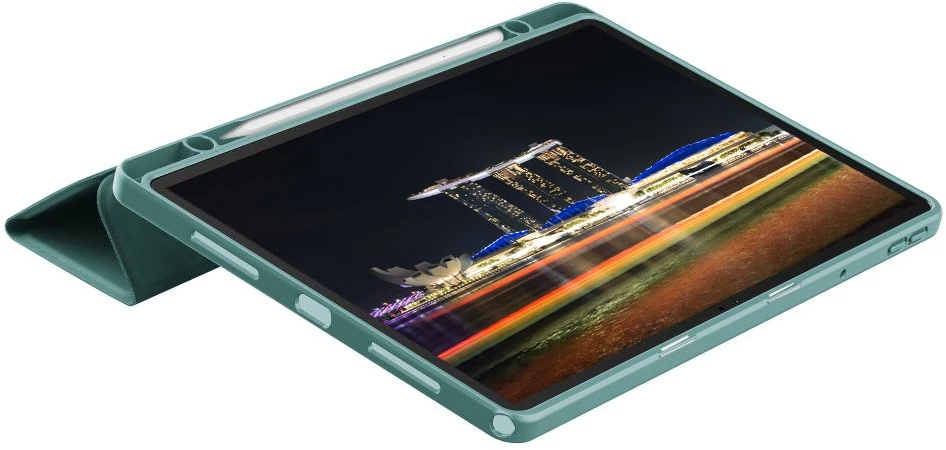 Dėklas knygutė iPad 11 - 2025 11", iPad 10 - 2022 10.9" - Žalia
