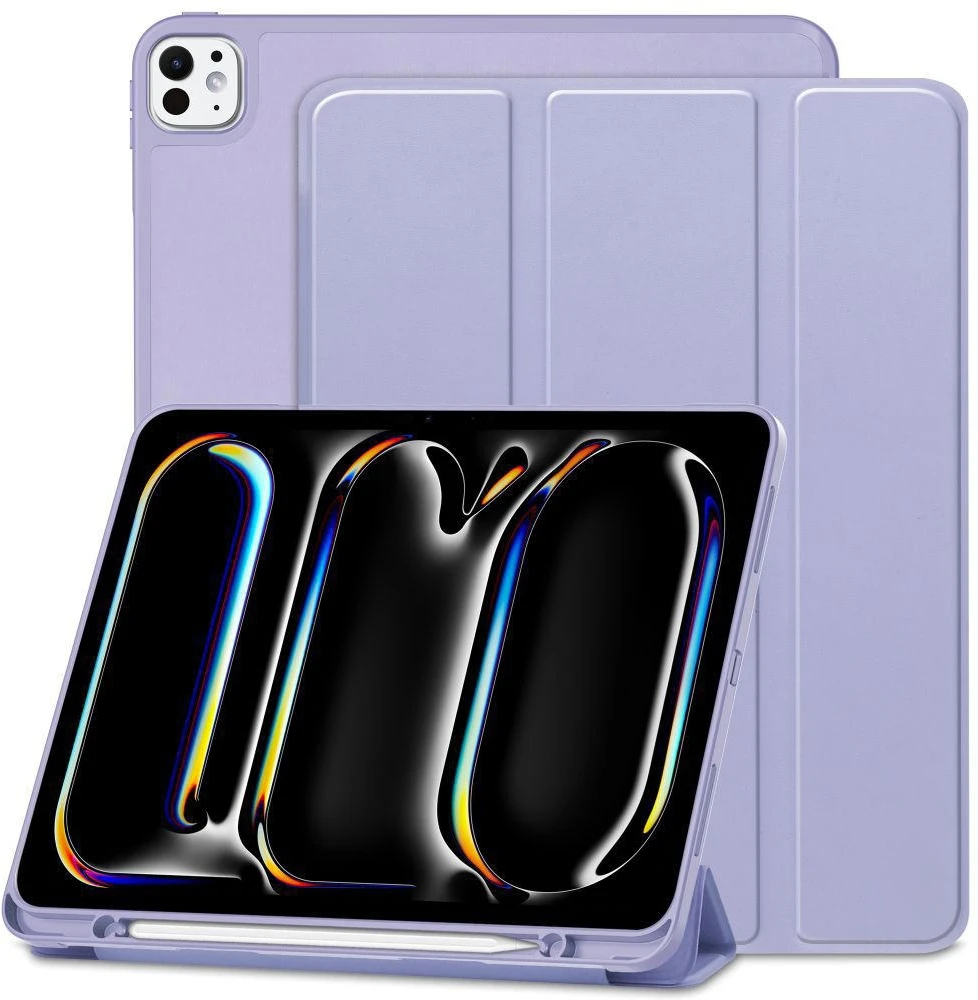 Dėklas knygutė iPad 11 - 2025 11", iPad 10 - 2022 10.9" - Violetinė