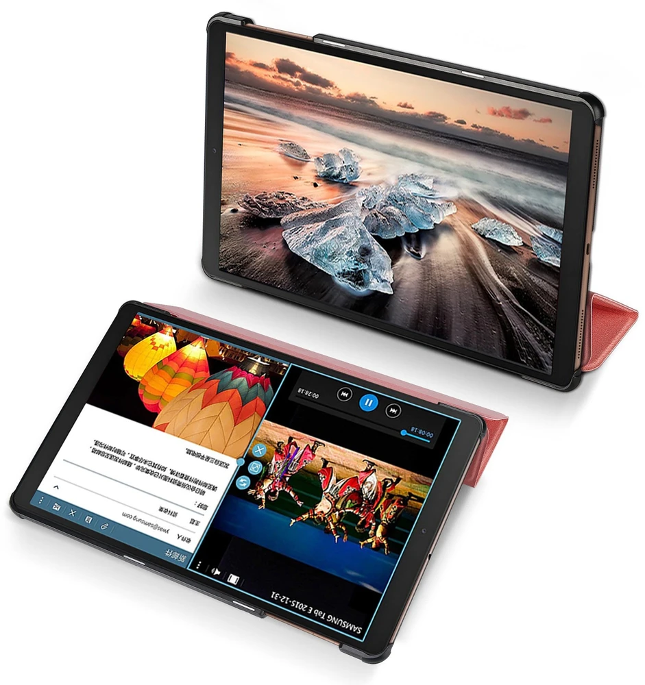 Dėklas knygutė iPad 11 - 2025 11", iPad 10 - 2022 10.9" - Šviesiai rožinis