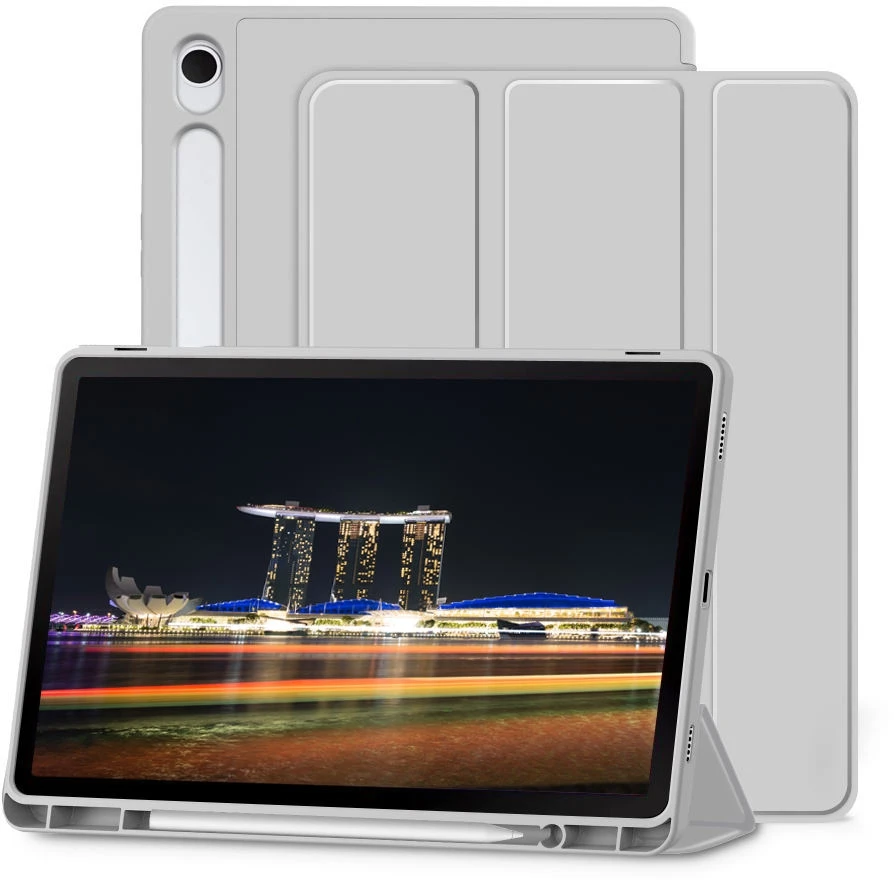 Dėklas knygutė iPad 11 - 2025 11", iPad 10 - 2022 10.9" - Pilkas
