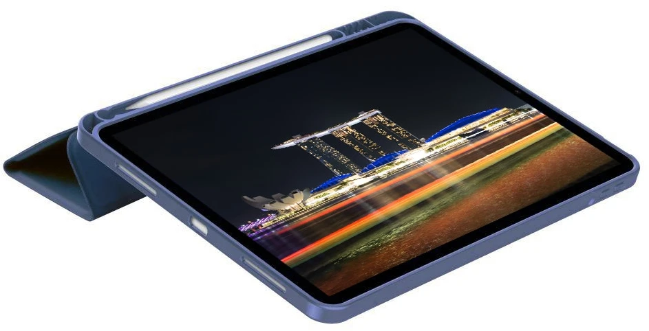 Dėklas knygutė iPad 11 - 2025 11", iPad 10 - 2022 10.9" - Tamsiai mėlynas