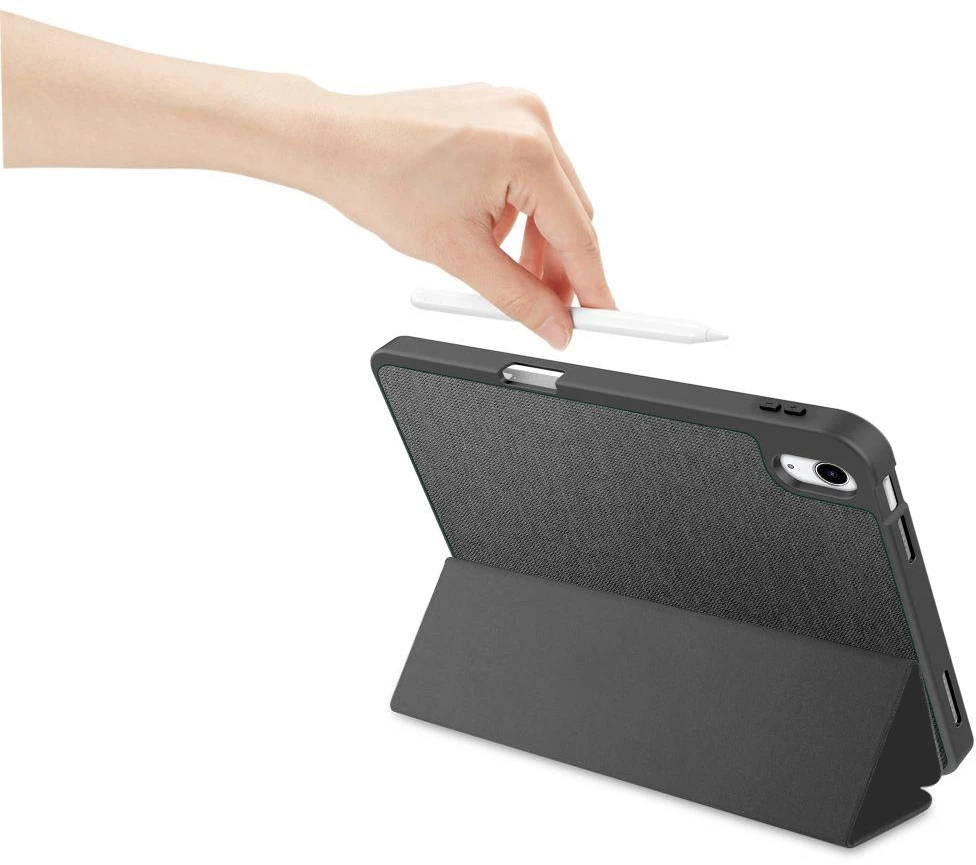 Dėklas knygutė iPad 11 - 2025 11", iPad 10 - 2022 10.9" - Juodas