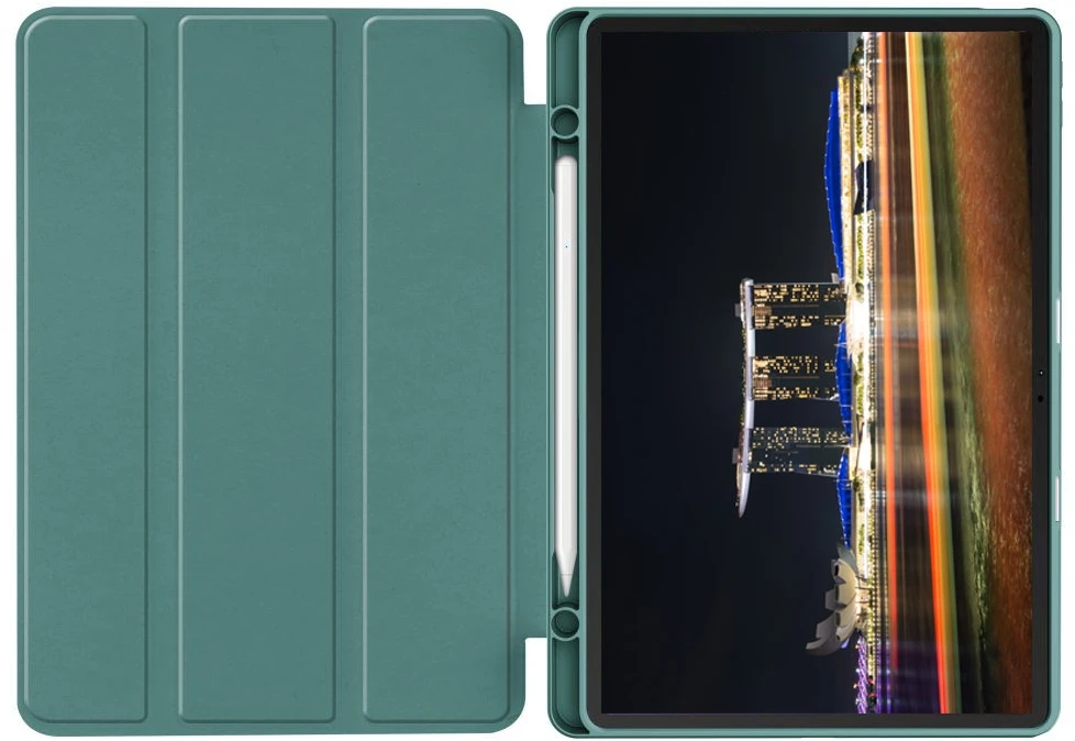 Dėklas knygutė iPad 11 - 2025 11", iPad 10 - 2022 10.9" - Žalia