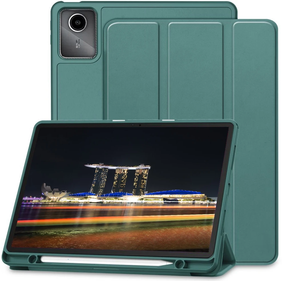 Dėklas knygutė iPad 11 - 2025 11", iPad 10 - 2022 10.9" - Žalia