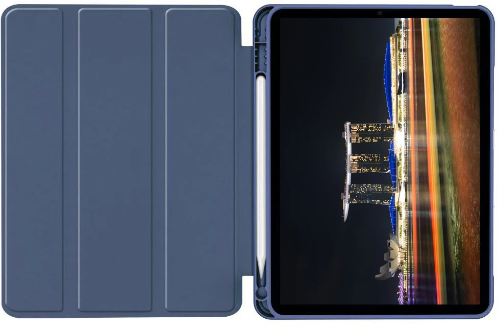 Dėklas knygutė iPad 11 - 2025 11", iPad 10 - 2022 10.9" - Tamsiai mėlynas