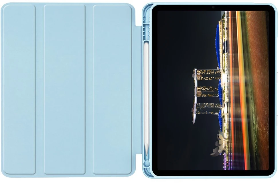 Dėklas knygutė skirtas iPad 11 - 2025 11", iPad 10 - 2022 10.9" - Šviesiai mėlynas
