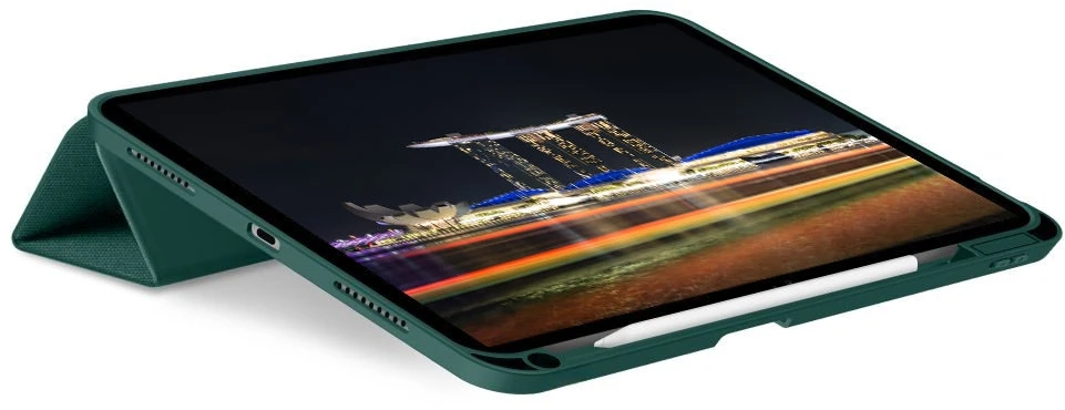 Dėklas knygutė iPad 11 - 2025 11", iPad 10 - 2022 10.9" - Žalia