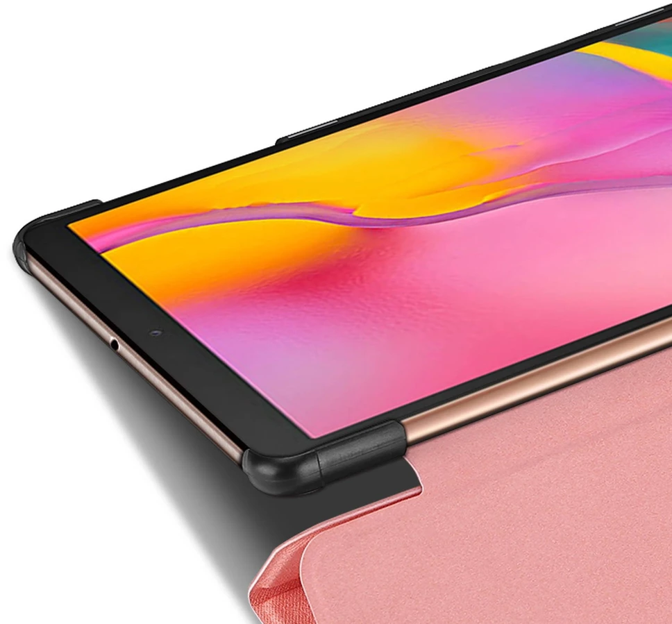 Dėklas knygutė iPad 11 - 2025 11", iPad 10 - 2022 10.9" - Šviesiai rožinis