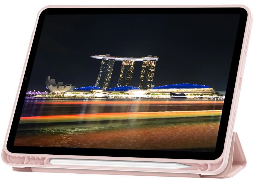 Dėklas knygutė iPad 11 - 2025 11", iPad 10 - 2022 10.9" - Šviesiai rožinis