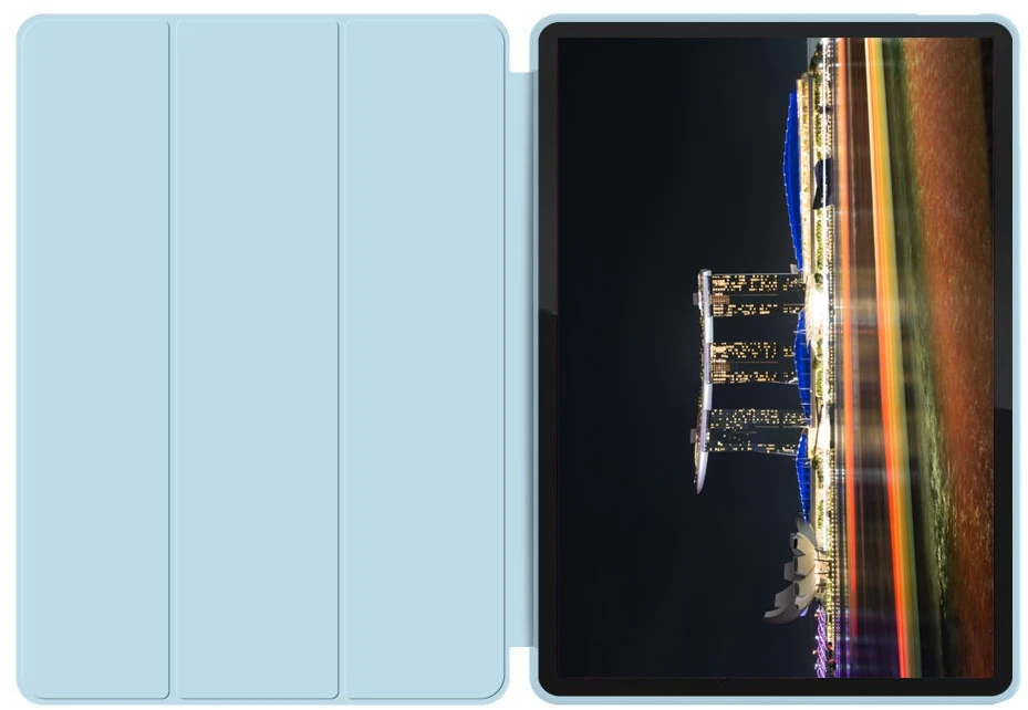 Dėklas knygutė iPad 11 - 2025 11", iPad 10 - 2022 10.9" - Šviesiai mėlynas