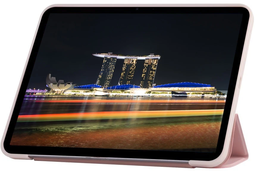 Dėklas knygutė iPad 9.7 2018, 2017, iPad6, iPad5 - Šviesiai rožinis