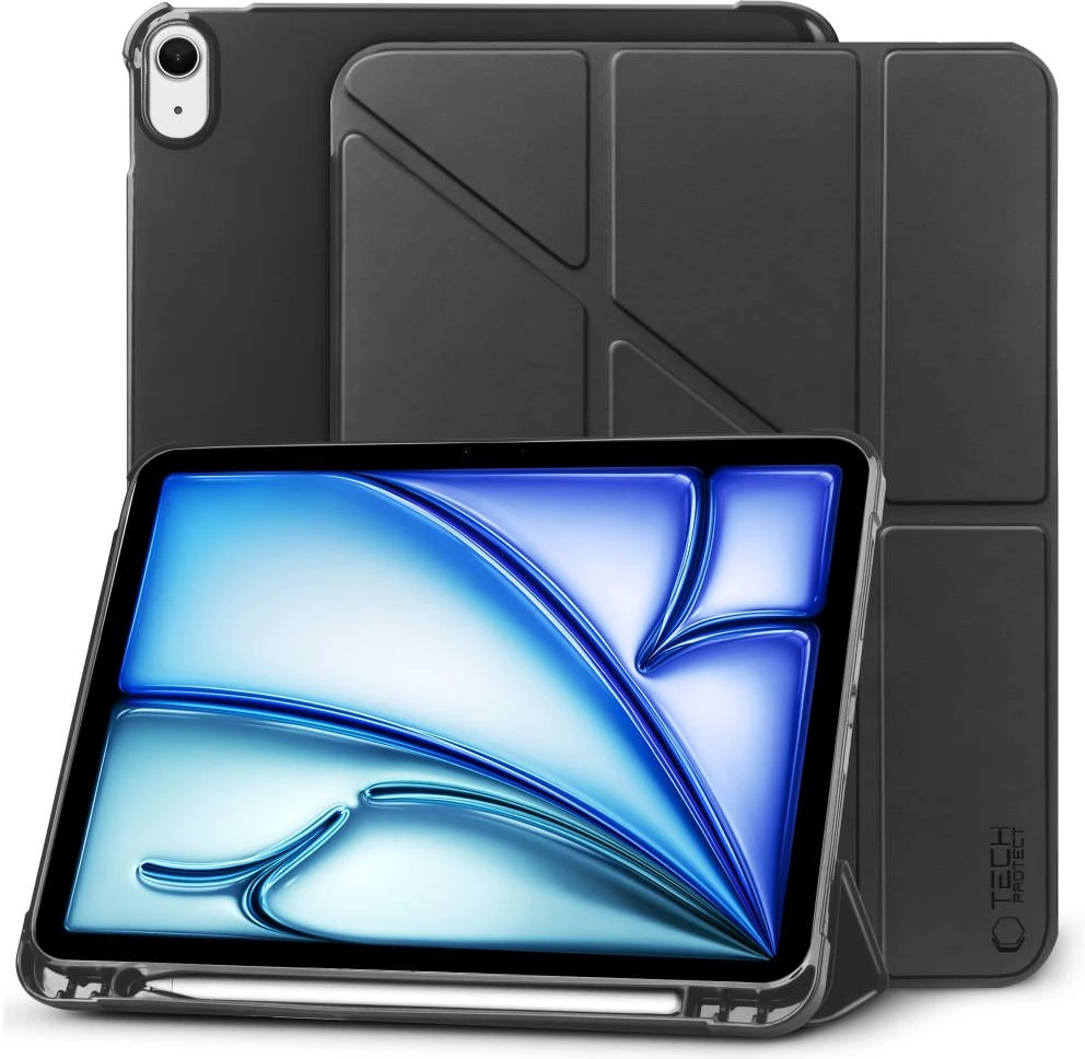 Dėklas knygutė iPad Air 13 - 2026 // Air 13 - 2025 // iPad Air 13 - 2024, 13" - Juodas