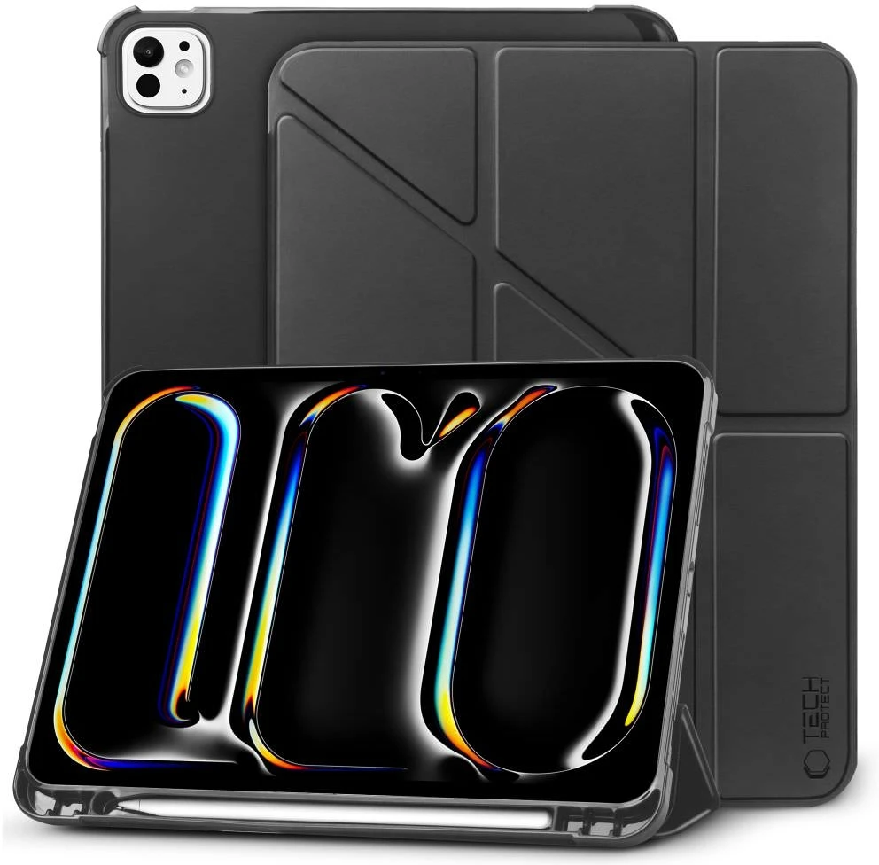 Dėklas knygutė skirtas iPad Pro 11 - 2025, 11" // iPad Pro 11 - 2024, 11" - Juodas