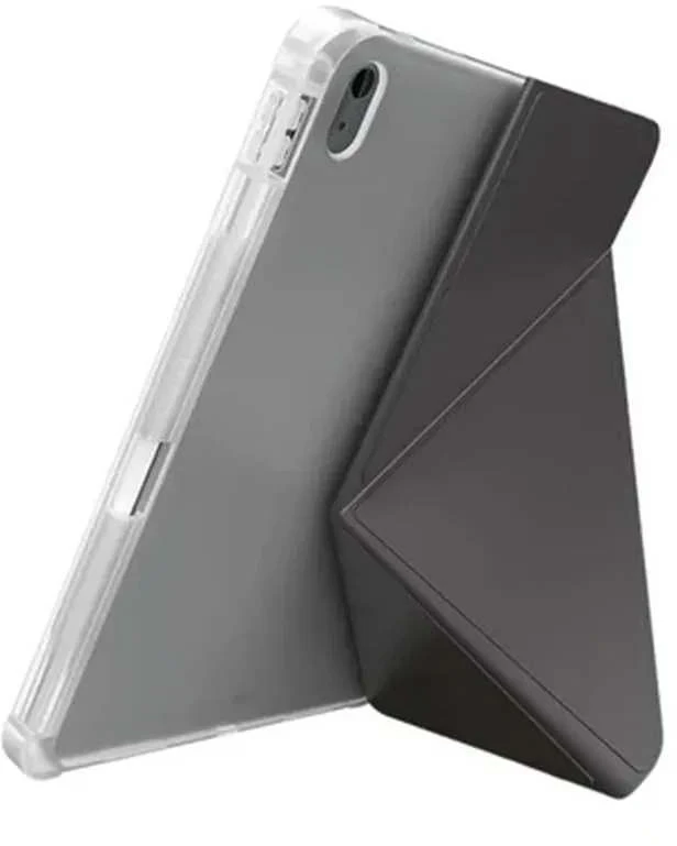 Dėklas knygutė iPad Pro 13 - 2025, 13" // iPad Pro 13 - 2024, 13" - Juodas-Skaidrus