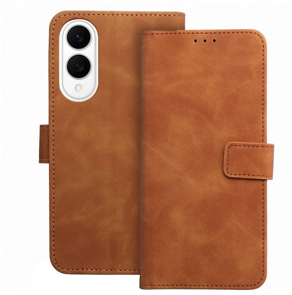 Dėklas knygutė iPhone 16 Pro - Ruda