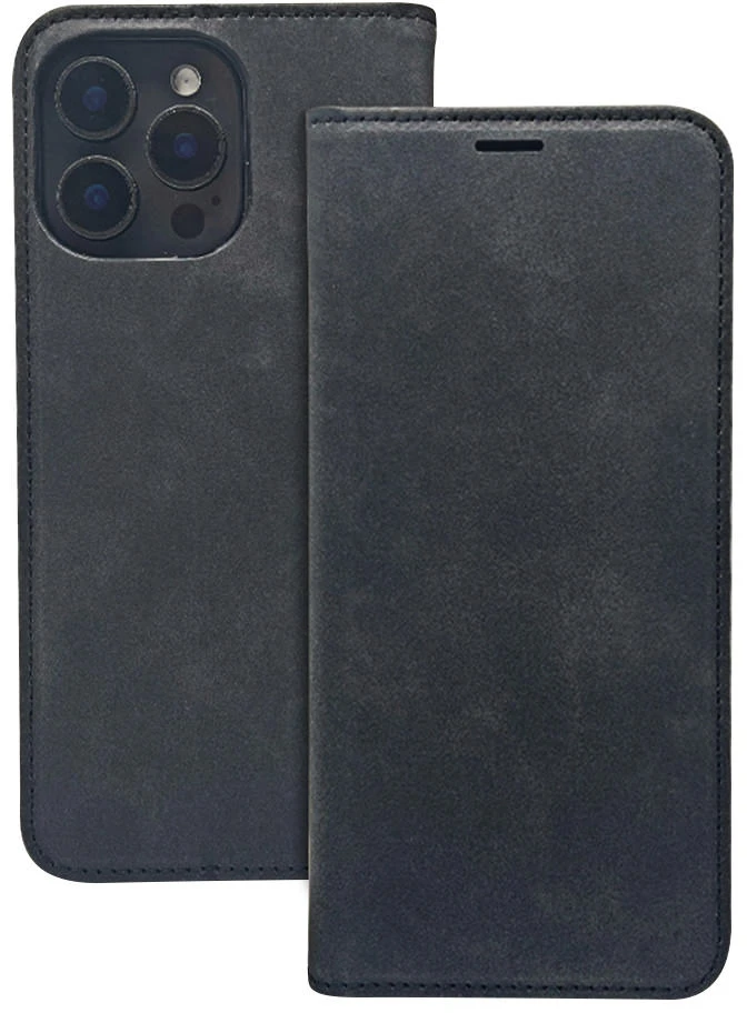 Dėklas knygutė iPhone 18 Pro // iPhone 17 Pro - Juodas