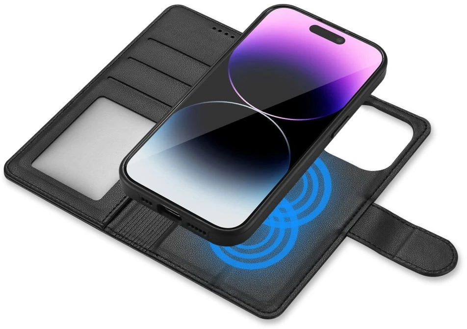 Dėklas knygutė iPhone 18 Pro Max // iPhone 17 Pro Max - Juodas