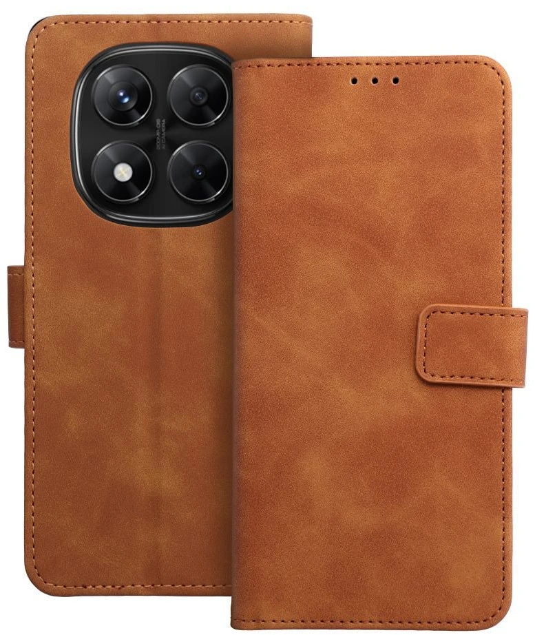 Dėklas knygutė iPhone 17 Pro Max - Ruda