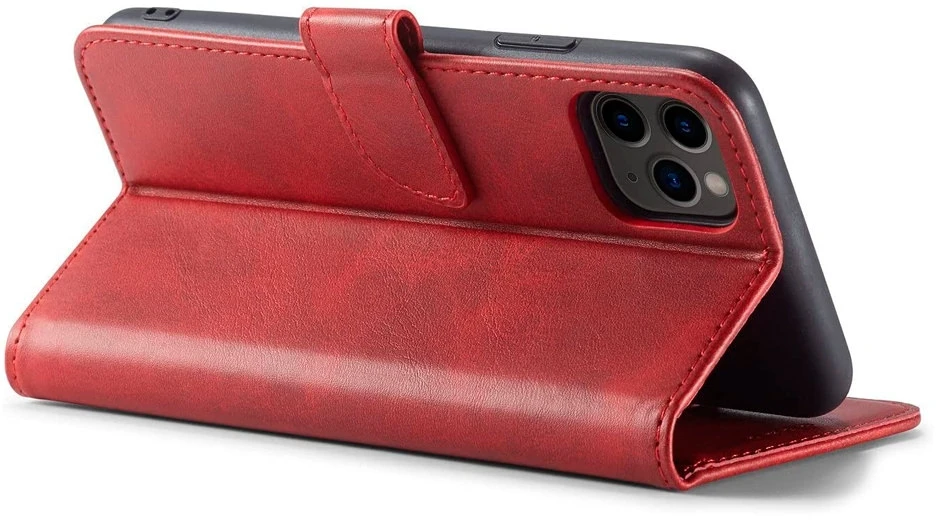Dėklas knygutė skirtas iPhone 17e, iPhone 16e - Raudonas