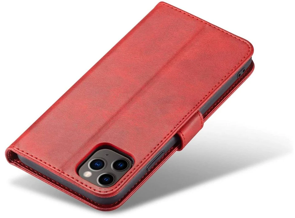 Dėklas knygutė skirtas iPhone 17e, iPhone 16e - Raudonas
