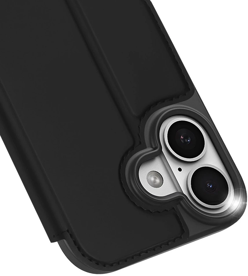 Dėklas knygutė iPhone 18 // iPhone 17 - Juodas