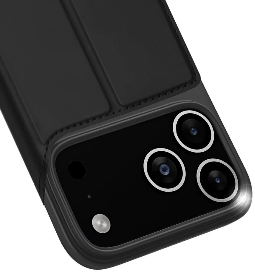 Dėklas knygutė iPhone 18 Pro // iPhone 17 Pro - Juodas