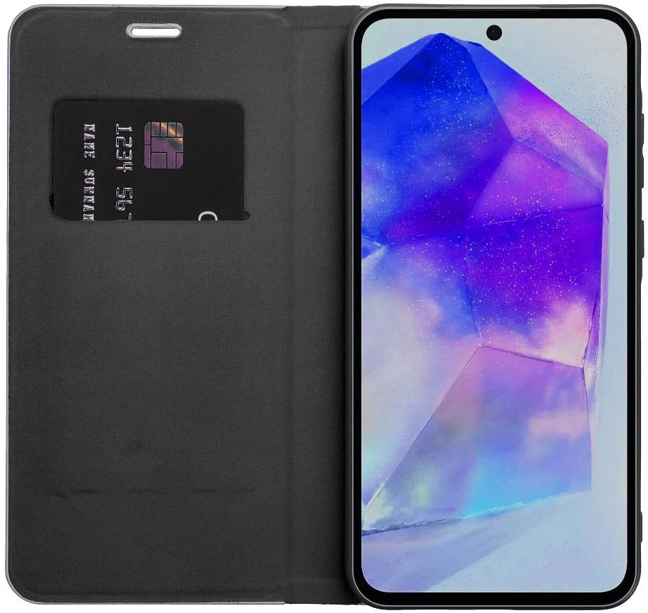 Dėklas knygutė iPhone 18 Pro Max // iPhone 17 Pro Max - Juodas