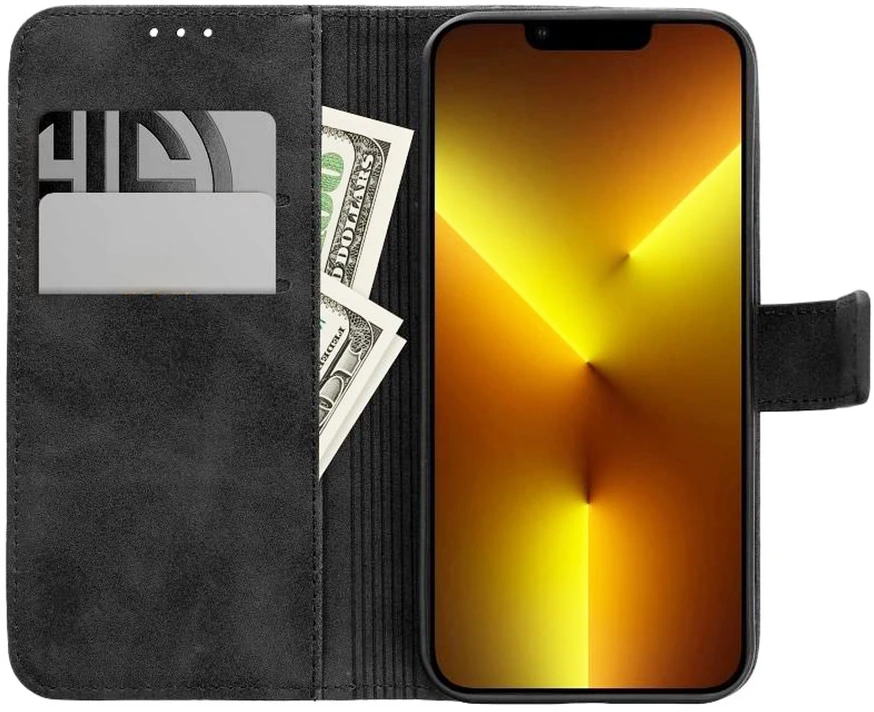 Dėklas knygutė iPhone 18 Pro Max // iPhone 17 Pro Max - Juodas