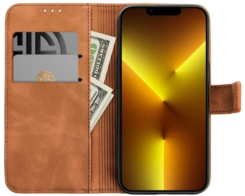 Dėklas knygutė iPhone Air - Ruda