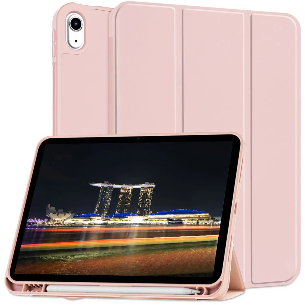 Dėklas knygutė Lenovo Idea Tab Plus, 12.1", TB361 // Lenovo Tab K12 - Šviesiai rožinis