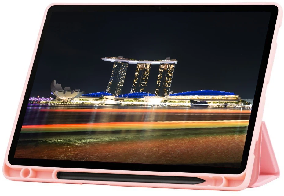 Dėklas knygutė Lenovo Idea Tab Plus, 12.1", TB361 // Lenovo Tab K12 - Šviesiai rožinis